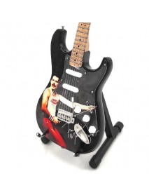 Mini gitara - štýl Freddie Mercury stratocaster - Tribute replika 27.5cm Mini gitara - štýl Freddie Mercury stratocaster - Tribute replika 27.5cm