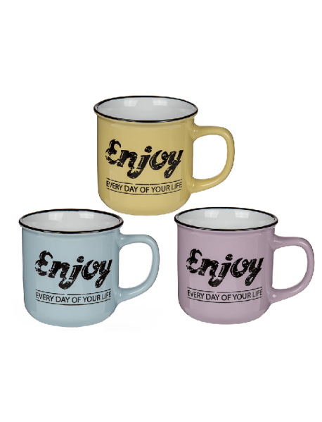 Hrnček Enjoy every day of your life - keramický 250ml