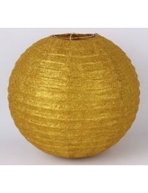 Lampión 40cm zlatý, glitrovaný