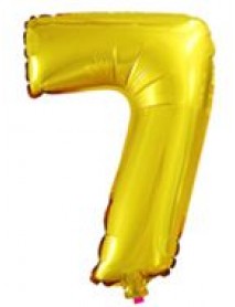 Balón 7 zlatý