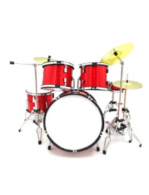 Bicie replika štýl AC/DC 15cm red chrome