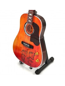 Mini gitara – štýl The Beatles - John Lennon - Acoustic Peace replika 27,5cm