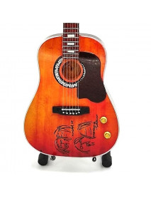Mini gitara – štýl The Beatles - John Lennon - Acoustic Peace replika 27,5cm