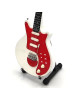  Mini gitara - štýl Queen - Brian May - Special White replika 27.5cm