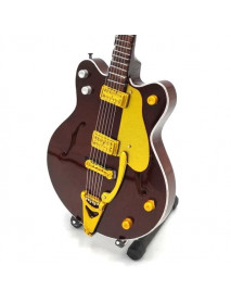 Mini gitara – štýl The Beatles - George Harrison - Country Gentleman replika 27,5cm