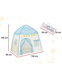 KIK detský domček modrý 140cm