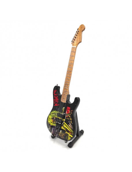Mini gitara – štýl Iron Maiden - Tribute - Rock Legend 27.5cm replika