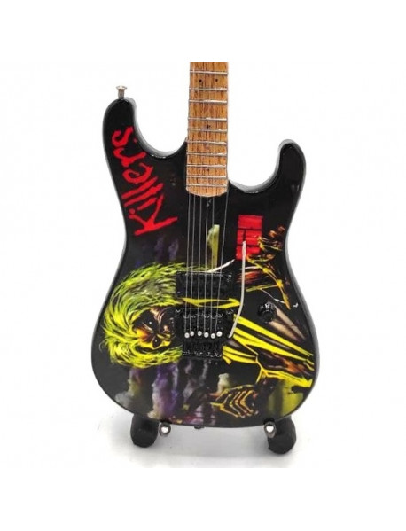 Mini gitara – štýl Iron Maiden - Tribute - Rock Legend 27.5cm replika