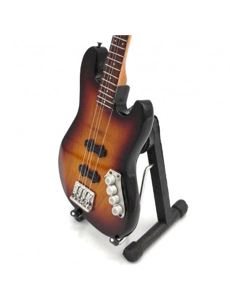 Mini gitara – štýl Jaco Pastorius - Relic Bass - replika 27.5cm