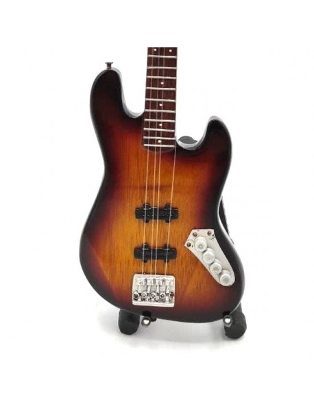 Mini gitara – štýl Jaco Pastorius - Relic Bass - replika 27.5cm