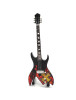  Mini gitara - štýl Metallica - James Hetfield  Brown Cross replika 27.5cm