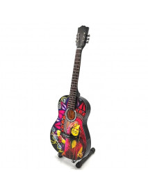 Mini gitara – štýl Janis Joplin - Tribute - replika 27.5cm