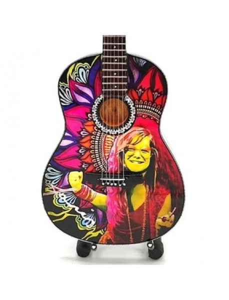 Mini gitara – štýl Janis Joplin - Tribute - replika 27.5cm