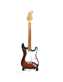 Mini gitara – štýl Jimi Hendrix - sunburst strat replika 27.5cm