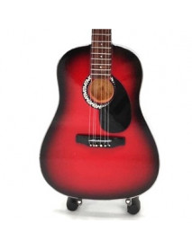 Mini gitara - štýl The Beatles John Lennon acoustic sunburst - replika 27.5cm