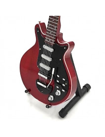 Mini gitara – štýl May Brian - Red special - Queen replika 27.5cm