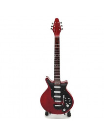 Mini gitara – štýl May Brian - Red special - Queen replika 27.5cm