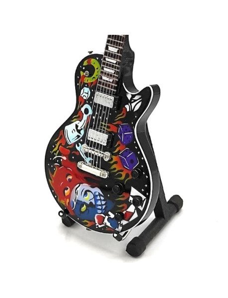  Mini gitara - štýl Metallica - James Hetfield  Kulture Graphics replika 27.5cm
