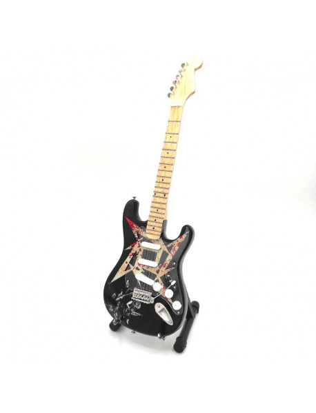 Mini gitara – štýl Metallica - Tribute stratocaster replika 27.5cm
