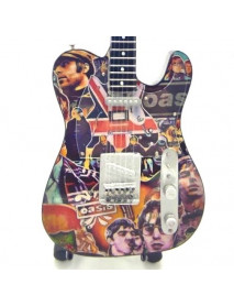 Mini gitara – štýl Oasis - Tribute replika 27.5cm