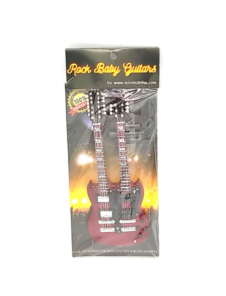 Mini gitara – štýl Page Jimi - replika mini gitary 15,5cm - 20
