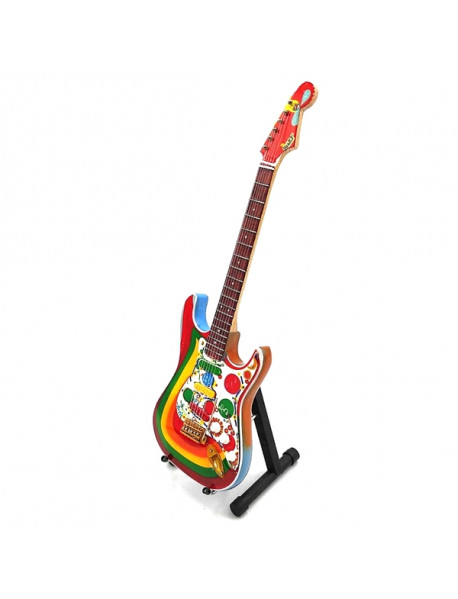 Mini gitara - štýl The Beatles - George Harrison - Rocky replika 27,5cm