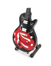 Mini gitara – štýl Rolling Stones - Les Paul tribute replika 27.5cm gitara