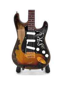 Mini gitara – štýl Stevie Ray Vaughan - Replika stratocaster 27.5cm