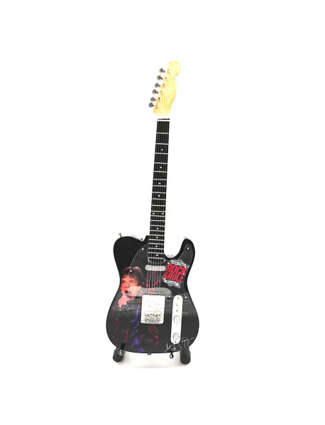 Mini gitara - štýl  Rolling Stones - Tribute - replika 27.5cm