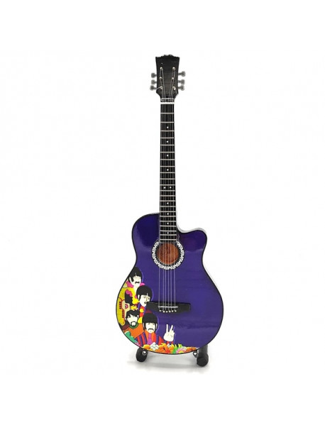 Mini gitara – štýl The Beatles - Tribute  Yellow Submarine Classic Replika 27.5cm