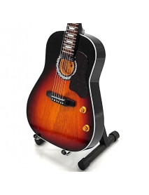 Mini gitara – štýl John Lennon - Acoustic Sunburst replika 27.5cm