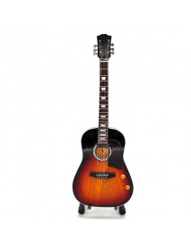 Mini gitara – štýl John Lennon - Acoustic Sunburst replika 27.5cm
