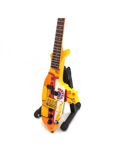 Mini gitara – štýl Yellow Submarine - Paul McCartney - Bass Replika 27.5cm