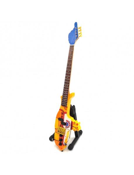 Mini gitara – štýl Yellow Submarine - Paul McCartney - Bass Replika 27.5cm