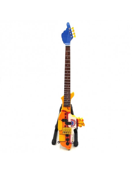 Mini gitara – štýl Yellow Submarine - Paul McCartney - Bass Replika 27.5cm